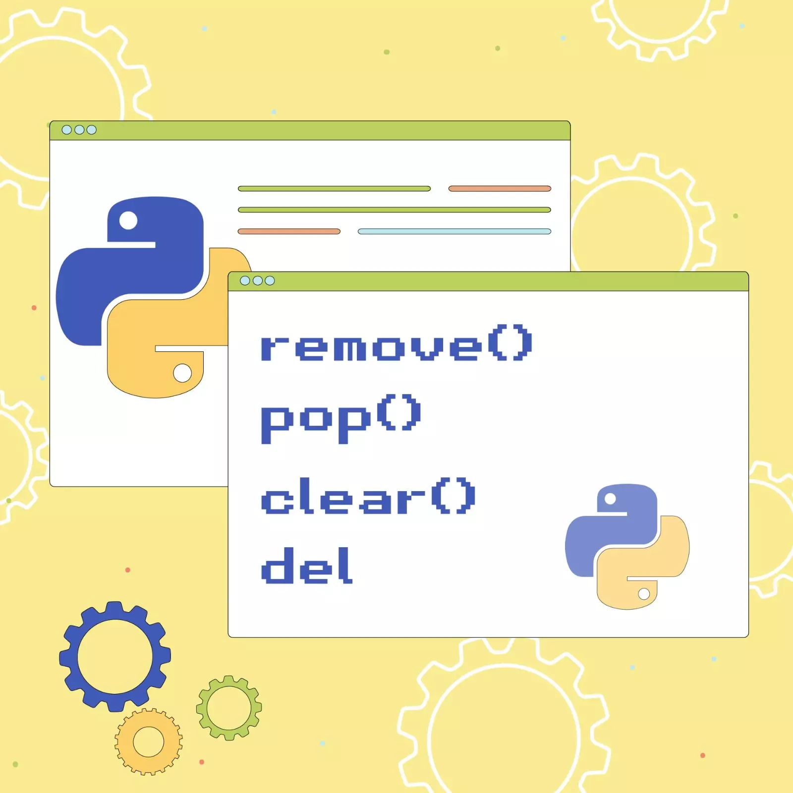 Del, remove, pop и clear в Python: как работают и чем отличаются